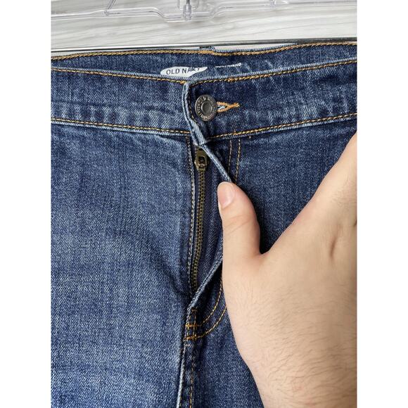 Old Navy Jeans Womens 16 Boyfriend Straight Leg Denim Stretch Casual Pants - Picture 2 of 13